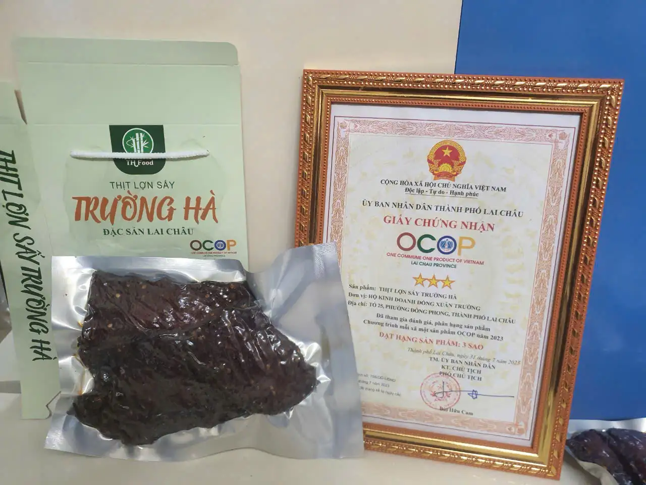 Thịt lợn sấy Trường Hà đặc sản Lai Châu