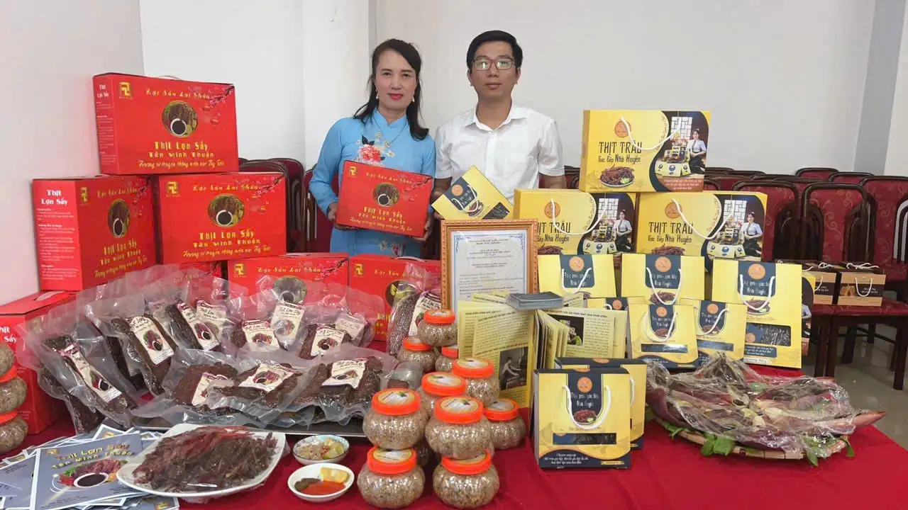 Thịt trâu sấy Trường Hà đặc sản Lai Châu